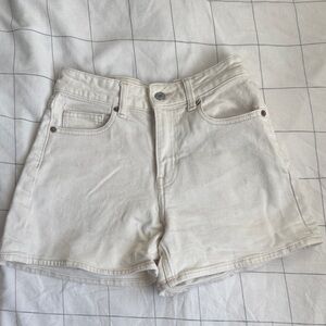 H&M White Women's Denim Shorts
